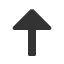 upwards-arrow-with-large-triangle-arrowhead icon