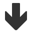 heavy-wide-headed-downwards-arrow icon
