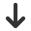 heavy-round-tipped-downwards-arrow icon