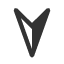 three-d-bottom-lighted-downwards-arrow icon