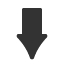 heavy-concave-pointed-black-downwards-arrow icon