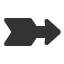 heavy-wedge-tailed-rightwards-arrow icon