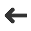 leftwards-sans-serif-regular-arrow icon