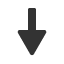 heavy-downwards-arrow-with-equilateral-arrowhead icon
