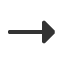 rightwards-triangle-headed-arrow-with-narrow-shaft icon
