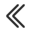 leftwards-light-double-chevron icon