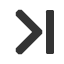 rightwards-last-chevron icon