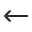 leftwards-arrow icon