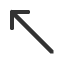 north-west-arrow icon