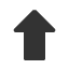 upwards-triangle-headed-arrow-with-very-heavy-shaft icon