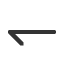 leftwards-harpoon-with-barb-downwards icon