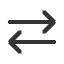 rightwards-arrow-over-leftwards-arrow icon