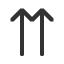 upwards-paired-arrows icon