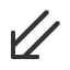 south-west-double-arrow icon