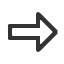 rightwards-white-arrow icon