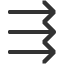 three-rightwards-arrows icon