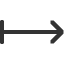 long-rightwards-arrow-from-bar icon