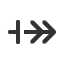 rightwards-two-headed-arrow-with-vertical-stroke icon