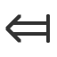 leftwards-double-arrow-from-bar icon