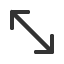 north-west-and-south-east-arrow icon
