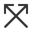 north-west-arrow-and-north-east-arrow icon