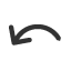 top-arc-anticlockwise-arrow icon