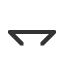 left-barb-down-right-barb-down-harpoon icon