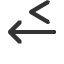 less-than-above-leftwards-arrow icon
