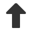 upwards-black-arrow icon
