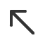north-west-sans-serif-arrow icon