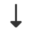 downwards-triangle-headed-arrow icon