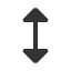 up-down-triangle-headed-arrow icon