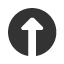 upwards-black-circled-white-arrow icon