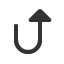 anticlockwise-triangle-headed-bottom-u-shaped-arrow icon