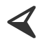 three-d-top-lighted-leftwards-equilateral-arrowhead icon