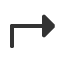 upwards-triangle-headed-arrow-with-long-tip-rightwards icon