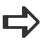 left-shaded-white-rightwards-arrow icon