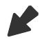heavy-south-west-arrow icon