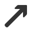 north-east-nav-barb-arrow icon