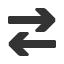 rightwards-over-leftwards-nav-barb-arrow icon