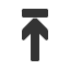 upwards-to-bar-nav-barb-arrow icon