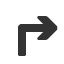 up-and-right-nav-barb-arrow icon
