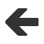 wide-headed-leftwards-medium-barb-arrow icon