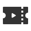 cinema-ticket-play icon