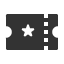 cinema-ticket-star icon