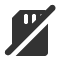 memory-card-off icon