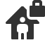 home-lock-indoor icon