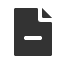 file-minus icon