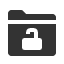 folder-unlock icon
