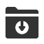folder-circle-down icon